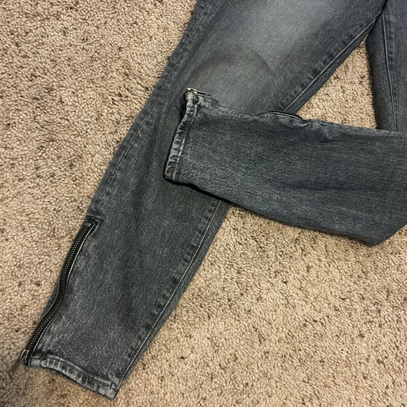 Mother Swooner Ankle Zip Jeans in Static s 27 - Picture 7 of 8